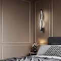 Miniatyrbillede 3 af 5: Bølgeformet LED væglampe 16W varm lys