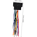 Miniatyrbillede 2 af 8: Bil Stereo Ledningsnet Radio Ledningsnet Universel Kompatibilitet Intet Behov for Klipning Let at Installere