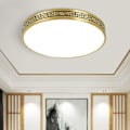 Miniatyrbillede 2 af 5: 40cm Cirkel Design Loftlampe Kobber Messing Moderne 220-240v