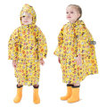 Pikkukuva 2 / 5: Lasten Sadevaatteet, 3D Piirretty Lasten Taaperon Sadetakki Takki Poncho Pojalle Tytölle (Keltainen Leipä) Yellow Bread L