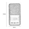Pikkukuva 4 / 5: 0,01g x 200g Mini Digitaalinen Taskuvaaka Koruille LCD Paino