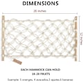 Miniatyrbild 4 av 5: Hängande Frukthamnäck för Kök Under Skåp Macrame Fruktkorg