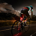 Miniatyrbillede 5 af 5: LED Cykel Baglygte Rundt Hjerteformet USB Opladning