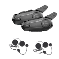 Miniatyrbillede 1 af 5: 2 stk Bluetooth Intercom Motorcykel Halvhjelm Bluetooth Headset til 2 Intercomunicador Trådløs He