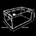 Miniatyrbillede 5 af 5: Transparent Reptilkasse Akryl Opdrætstanke 29cm Firben