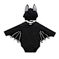 Miniatyrbillede 3 af 4: Spædbarnsdrenge og -piger Bat Kappe Romper Bodystocking Hat Outfit Fancy Up Maskerade Kostume 1-2 Years