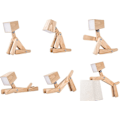Miniatyrbilde 4 av 5: Moderne Design Trebordlampe LED Dyr Hundelampe Dimmer Bordlampe Belysning