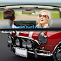 Miniatyrbild 3 av 5: 2-pack Bling Bling Bilskyltaramar för Kvinnor