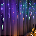 Miniatyrbillede 2 af 5: 3,5m 96 LED Lysstreng 24 Hængende Iskegle Islygter Jul