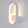 Pikkukuva 4 / 4: Makuuhuoneen LED-seinävalaisin 12W Lämmin Valo Musta
