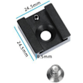 Miniatyrbild 5 av 8: 2 st Kallskofäste Adapter Snabbfäste för Kamerablixtstativ Kompatibel