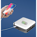 Miniatyrbillede 3 af 5: Led Camping Arbejdslys Genopladelig 13500mah Til Telte, Camping, Orkan, Vandreture, Strømafbrydelse Sort
