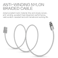 Miniatyrbillede 2 af 5: Wsken Magnetisk Opladningskabel Android Mini Adapter