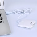 Miniatyrbillede 2 af 3: Hvid ABS USB Smart Chip Kortlæser SIM Slot