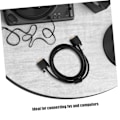 Miniatyrbillede 6 af 8: to Kabel Skærmkabel Guldbelagte Stik Single Link til HDTV Projektor Computer