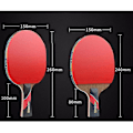 Miniatyrbild 3 av 5: Superstark Pingisracket, Bordtennisracket Klibbiga Knoppar (Penhållargrepp)