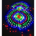 Miniatyrbillede 5 af 5: 3,5m 3xPeacock Mesh Net Led Lysstreng Fleksibel