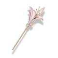 Miniatyrbilde 3 av 5: Nytt 2023 Design Elegant Blomst Brosje Pins/ Lapel Pins Luksus Legering Brosje Pin Bryllup Kjærlighet Gave Dame Brosjer Purple mangnolia