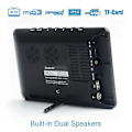 Miniatyrbilde 3 av 5: Leadstar D7 Bærbar TV DVB-T2 ATSC ISDB-T TDT 7 tommer TV