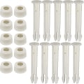 Miniatyrbillede 1 af 5: Sæt med Plastik Pool Samlingsben, Plastik Udskiftnings Pool Samlingsben til Ramme Pool Intex Pool Udskiftningsdele, Pool Udskiftningsdele (2,36 tommer hvid 10 stk)