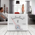 Miniatyrbild 1 av 5: DC 0-30V Analog Kvadratisk Voltpanelmätare Voltmeter