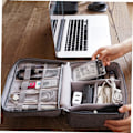 Miniatyrbilde 2 av 8: Lader Organizer Veske Tech Bag Stor Ryddig Boks