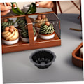 Miniatyrbilde 6 av 8: Silikon Gresskar Pannekakeform Mini Kakeform 4 Nonstick Riflet Kakeform
