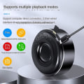 Miniatyrbillede 3 af 4: Mini Subwoofer Bluetooth Højttaler med TWS Dobbeltkanal Trådløs Bluetooth Mp3 Afspiller (sort)