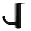 Miniatyrbillede 5 af 5: Universal Høretelefon Stativ Vægmontering Headset Hanger Klæbende Øretelefon Holder Stativ Øretelefon Display Stativ Krog Headset Tilbehør Hook Black 2pcs