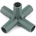Miniatyrbillede 1 af 5: 16mm Plast Havegitterforbindelser til Have, Grøntsags Have, Klatreplanter, Markise, Rør, Stang, Forbindelsesled 1stk Grøn