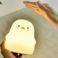 Miniatyrbillede 3 af 5: Enkel Pingvin Silikon Natlampe, Soveværelses Stemningslys