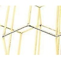 Miniatyrbilde 4 av 4: Metallisk smidd jern vinflaskeoppbevaringsstativ Honningkakehylle