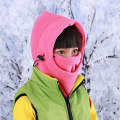 Miniatyrbild 2 av 4: Barn Skidhjälm Varm Hatt Vinter Helansikts Halsmask Mössa Termisk Skidbalaclava