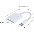 Miniatyrbild 2 av 8: Kortläsare USB-C Skrivare Dator Minne Portabel Läsare Minnesläsare Drivenhetsadapter