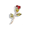 Miniatyrbillede 4 af 5: Nyt 2023 Design Elegant Blomst Brosche Pins/ Lapel Pins Luksus Alloy Brosche Pin Bryllup Kærlighed Gave Dame Broscher Blue sunflower