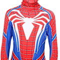 Miniatyrbillede 4 af 5: Ps4 Insomniac Games Børne Drenge Bodystocking Jumpsuit Fancy Up Performance Kostume Zentai Dragt 6-7 Years