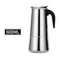 Miniatyrbild 1 av 5: 600 ml Kaffekanna i Rostfritt Stål Mocha Espresso Perkolator
