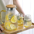 Miniatyrbillede 1 af 5: 3 stk. Glas Vandkande Kold Kande Tepotte Pitcher