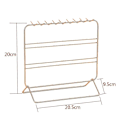 Miniatyrbild 2 av 5: Smyckestativ, Metallörhängeorganisatör, Vacker Halsbandshållare Armband Display, Smycken Org-haoyi-yuhao