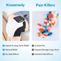 Miniatyrbillede 4 af 5: Kneemedy Naturlig Knæ Smertelindrende Enhed, kneemedy Knæ Massager, trådløs Knæ Bliss Rød Lys Massager Med Infrarød Varme Vibration Massage Kompressi_ 1set