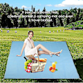 Pikkukuva 2 / 5: 200x200cm Taittuva Hiekka-vapaa Rantamatto Leirintään