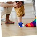 Miniatyrbild 8 av 8: Mysiga babysockor 2 par Julstrumpor Snögubbedesign 0-1 år Mjuk kammad bomull