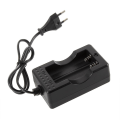 Miniatyrbilde 5 av 5: Bærbar reise-LED dobbelt batterilader for 18650 Li-ion