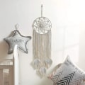 Miniatyrbillede 5 af 5: Drømmesnapper Vævet Fjer Væghængende Håndlavet Drømmesnapper Boheme Kvast Dekoration Hjem Decor