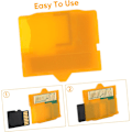 Pikkukuva 8 / 8: 2 kpl Adapterikorttikamerat Keltainen Muistikorttisovitin 8gb Kompakti ja Helppokäyttöinen