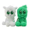 Pikkukuva 1 / 5: 40 cm Inscryption Bitbuddy -pehmolelut Kawaii Bit -täytetty nukke Pehmeä pelihahmo -pehmolelu Lapsille ja faneille keräilyyn White