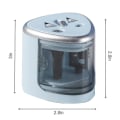 Miniatyrbilde 2 av 5: Ny, egnet elektrisk blyantspisser med batteridrift, automatisk blyantspisser forsyninger - yuhao