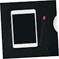 Miniatyrbillede 3 af 8: 1 Sæt Silikone Etui Tablet Touch Sleeve Stylus Holder Elastisk Blyantholder Stylus Blyant