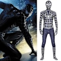 Miniatyrbild 1 av 5: Venom Jumpsuit Barnkläder Superhjälte Fancy Up Zentai Bodysuit Prestanda Kostym 3-4 Years