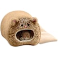 Miniatyrbillede 1 af 3: Hamsterhus Bomulds Seng Kennel Konvertibel Dyrehus Blødt